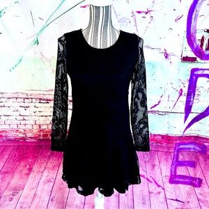 Lovers and Friends Lace Drop Waist Babydoll Dress